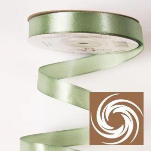 Szatén szalag 12mmx22,86m - Vintage zöld