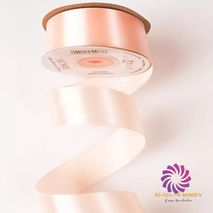 Szatén szalag 25mmx22,86m - Barack