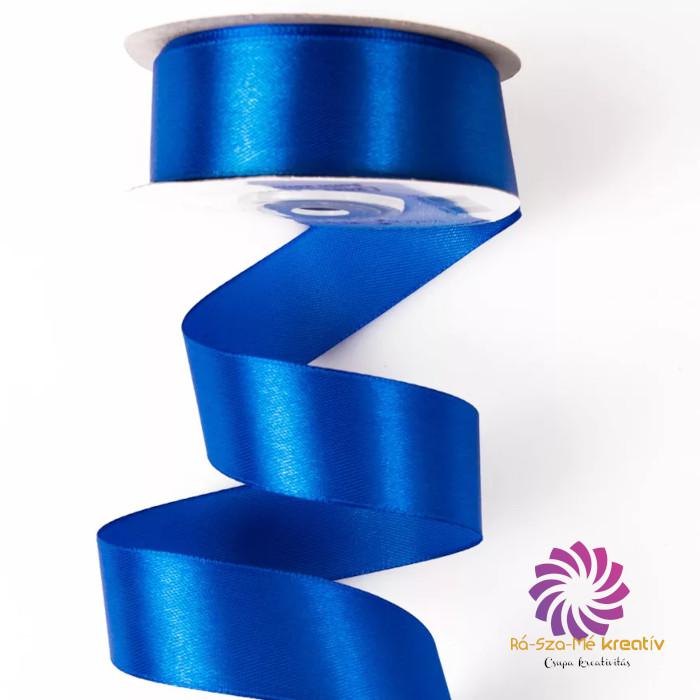 Szatén szalag 25mmx22,86m - Királykék