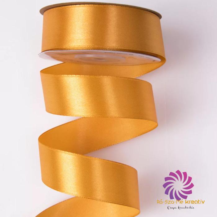 Szatén szalag 25mmx22,86m - Pasztell Narancs