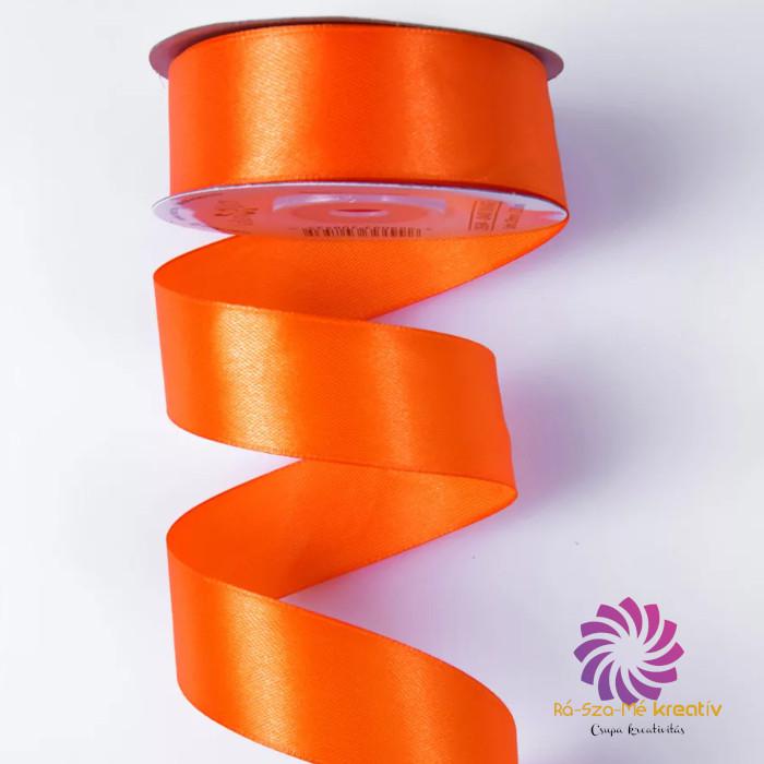 Szatén szalag 25mmx22,86m - Sötét Narancssárga