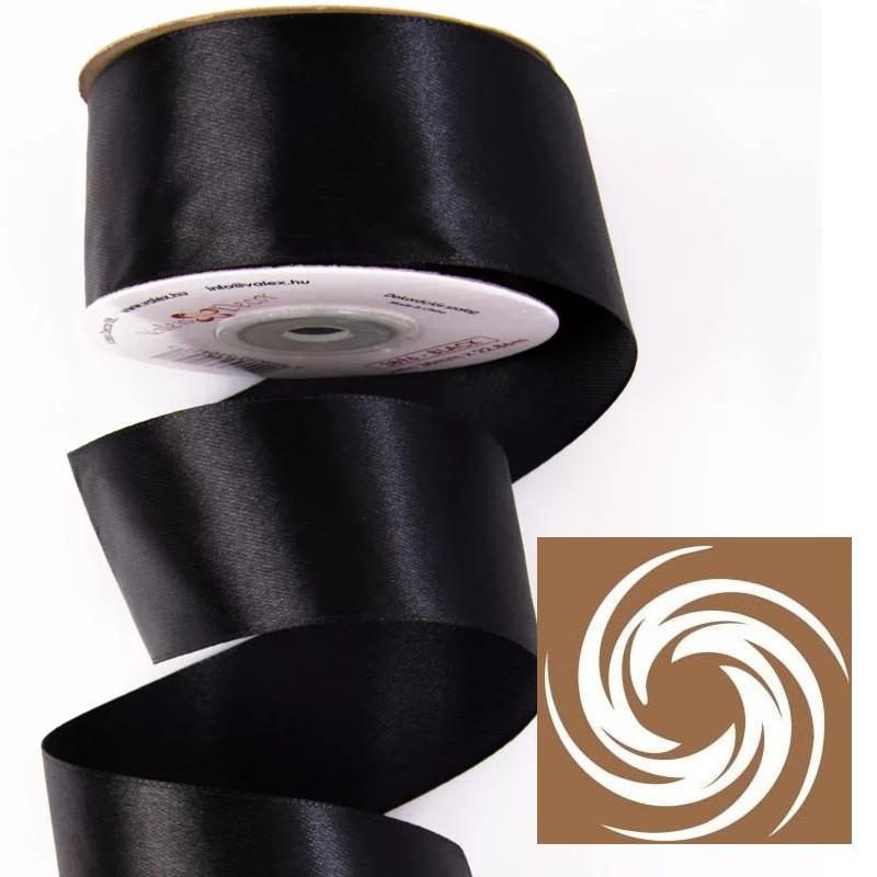 Szatén szalag 38mmx22,86m - Fekete