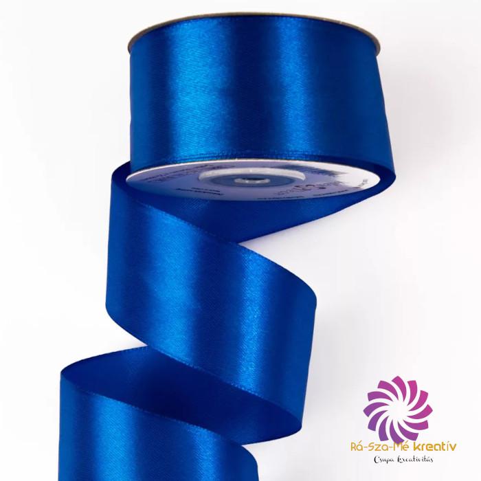 Szatén szalag 38mmx22,86m - Királykék