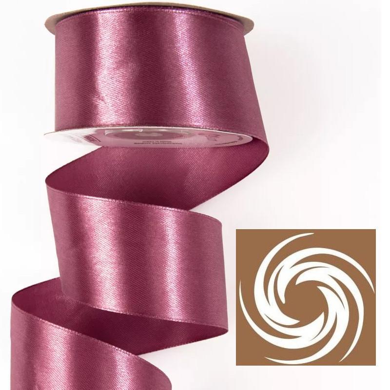 Szatén szalag 38mmx22,86m - Padlizsánlila