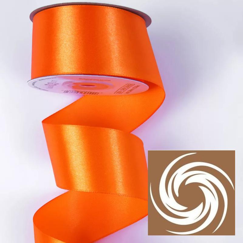 Szatén szalag 38mmx22,86m - Sötét Narancssárga