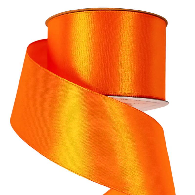 Szatén szalag 50mmx22,86m - Sötét Narancssárga