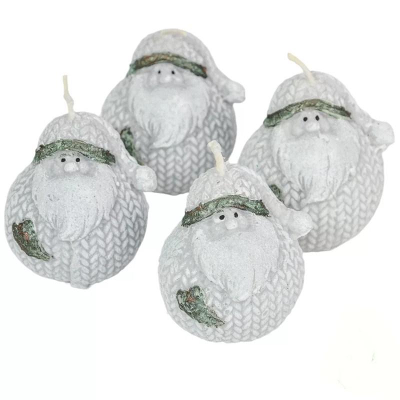 Sztearin Nagy Gömbapó Gyertya 85mm - Antik zöld