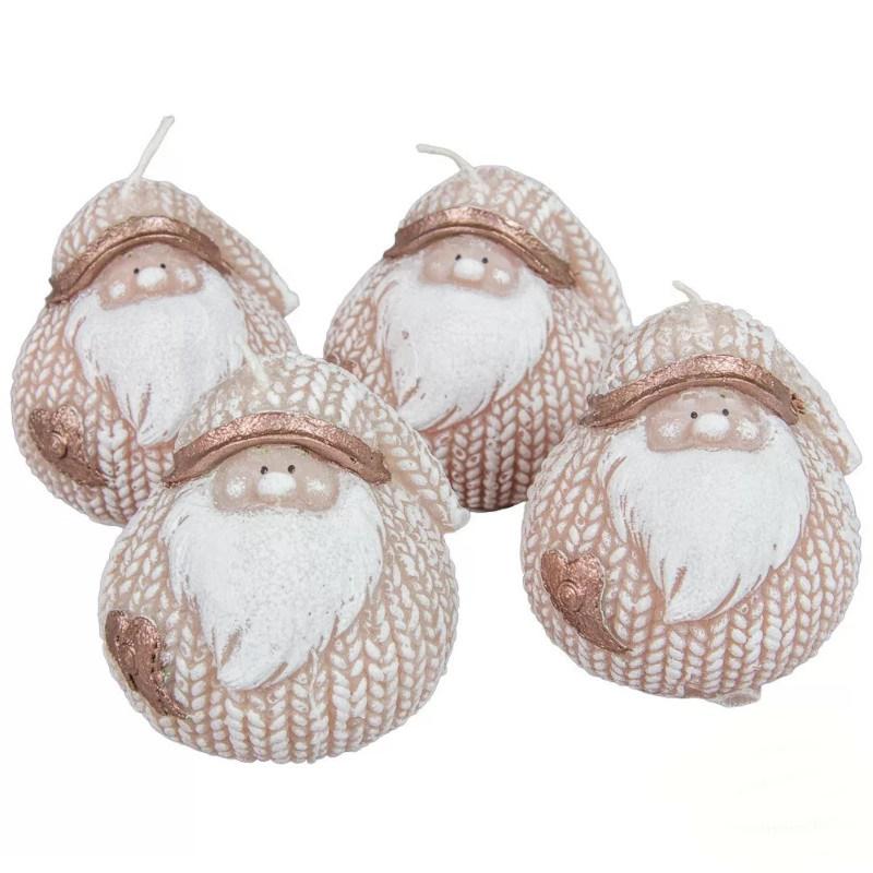 Sztearin Nagy Gömbapó Gyertya 85mm - Bézs