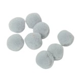 2 cm-es Kashmir golyó 10 db-os kiszerelés - Világos Szürke