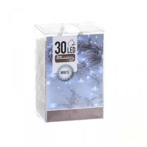 30 Ledes Transzparens elemes (elem nélkül) - Hideg Fehér