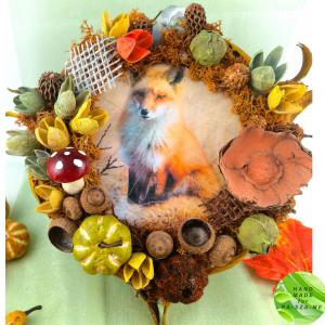 Alkotóművészet - Őszi ajtódísz05