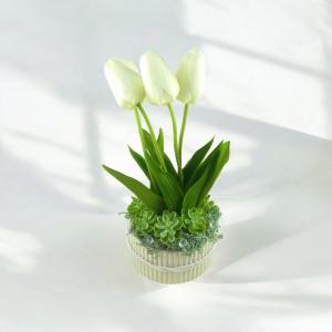 Alkotóművészet-Tulipános asztaldísz