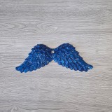 Angyalszárny - Metál Zöldeskék csillámporos