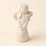 Arctalan angyal kerámiapor figura – natúr