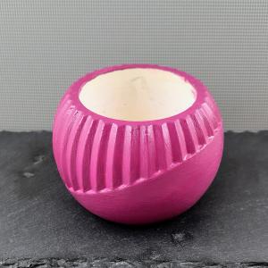 Átlós csíkos kaspó - Mályva