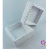 Box alap 12x12x4 cm - Matt Fehér