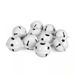 Fém Csengettyű Fehér 2,5 cm - 10 db/cs