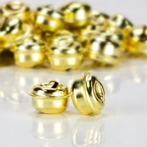 Fém kolomp arany - 1,8 cm 30db/csom