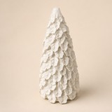 Fenyőfa kerámiapor figura – natúr