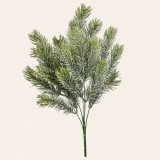 Hamvas dekor fenyőág – 38 cm, 5 ágú