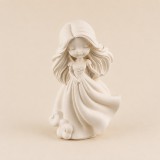 Hercegnő kerámiapor figura – natúr