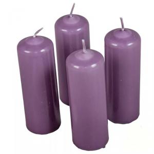 Mártott Henger Gyertya 40x120 mm - Halvány Lila