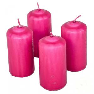 Mártott Henger Gyertya 40x80 mm - Magenta