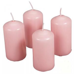 Mártott Henger Gyertya 40x80 mm - Púder