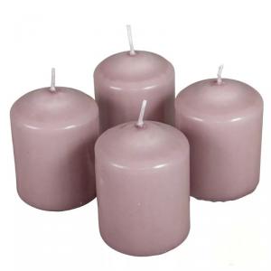 Mártott Henger Gyertya 60x80 mm - Mályva