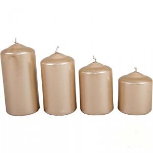 Metál 50 mm Lépcsős Gyertya szett - Homok