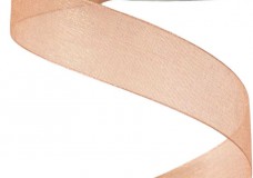 Organza szalag 20mmx20m - Púder bézs