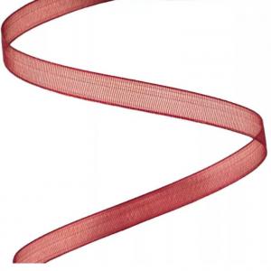 Organza szalag 6mmx20m - Bordó