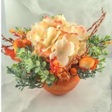 Őszi - Hortenziás Kerek váza