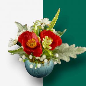 Pipacsos asztaldísz 02