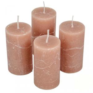 Rusztikus Gyertya 40 x 75 mm - Kakaó szett