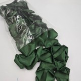Sötétzöld szatén szirom 100 db-os csomag