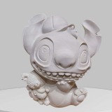 Stitch figura kerámiaporból – natúr vagy festett