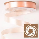 Szatén szalag 12mmx22,86m - Barack