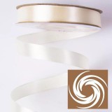 Szatén szalag 12mmx22,86m - Ekrü