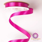 Szatén szalag 12mmx22,86m - Sötét Rózsaszín