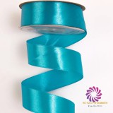 Szatén szalag 25mmx22,86m - Aqua Kék