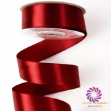 Szatén szalag 25mmx22,86m - Bordó