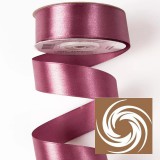 Szatén szalag 25mmx22,86m - Padlizsánlila