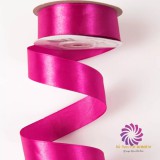Szatén szalag 25mmx22,86m - Sötét Rózsaszín