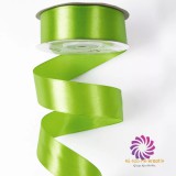 Szatén szalag 25mmx22,86m - Teazöld