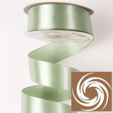 Szatén szalag 25mmx22,86m - Vintage zöld