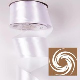 Szatén szalag 38mmx22,86m - Fehér