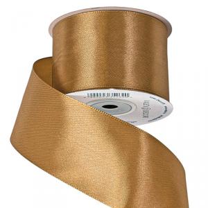 Szatén szalag 50mmx22,86m - Aranybarna