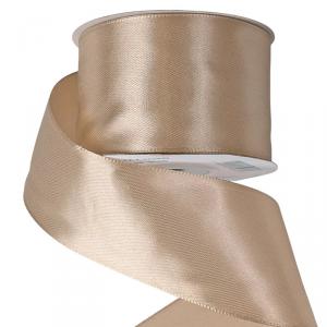 Szatén szalag 50mmx22,86m - Bézs
