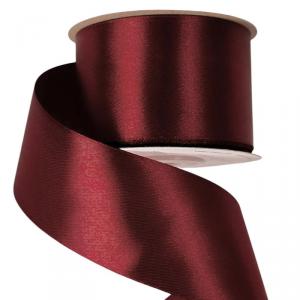 Szatén szalag 50mmx22,86m - Wine Red